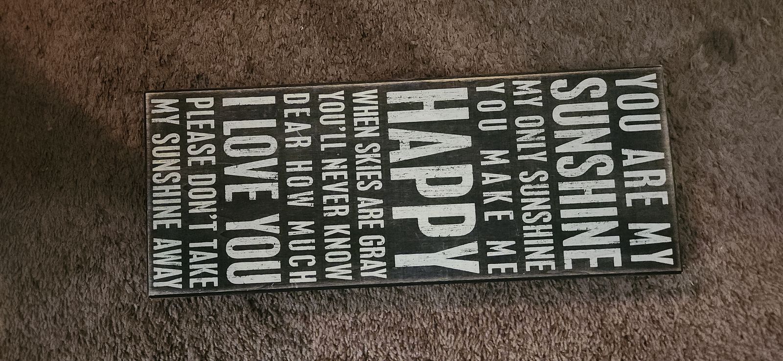 You are my Sunshine decor