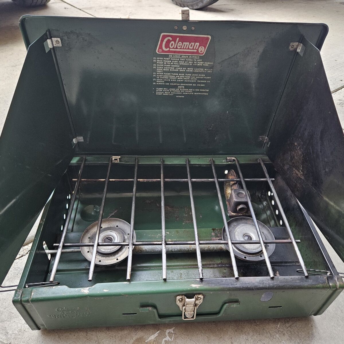 Coleman 425E stove, no tank
