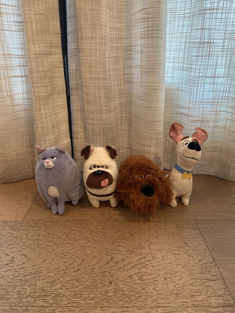 The Secret Life of Pets Plush Toy Set of 4 Characters