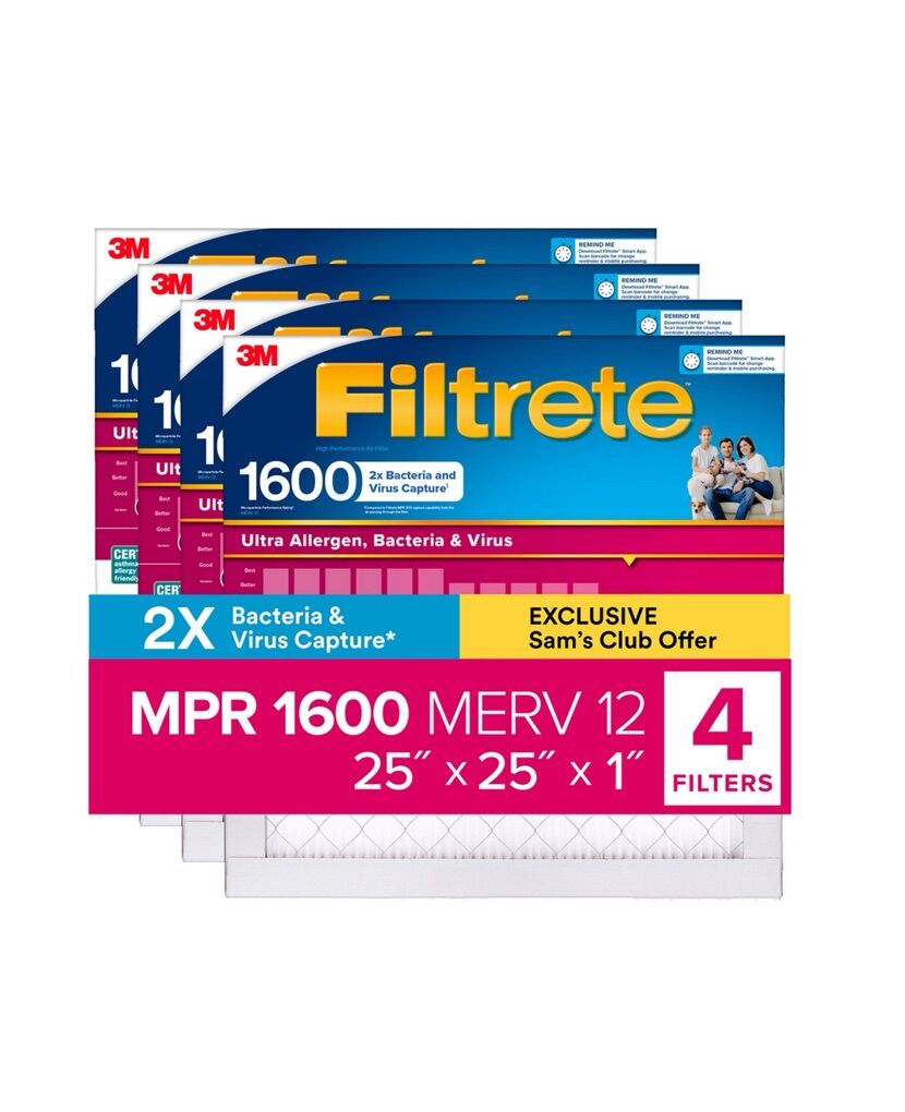 Filtrete Allergen Bacteria and Virus (4 pack)