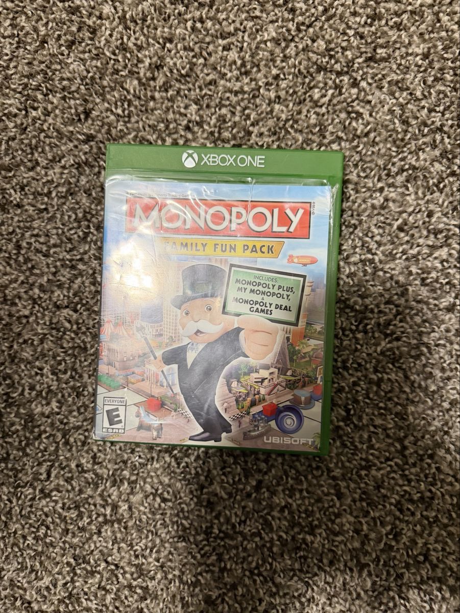 Monopoly Family Fun Pack for Xbox One - Ubisoft - Includes Monopoly Plus, My Monopoly, Monopoly Deal Games