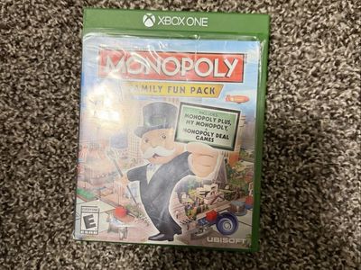 Monopoly Family Fun Pack for Xbox One - Ubisoft - Includes Monopoly Plus, My Monopoly, Monopoly Deal Games