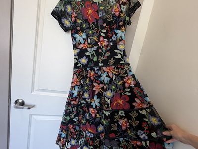 ANTHROPOLOGIE Embroidered Gown
