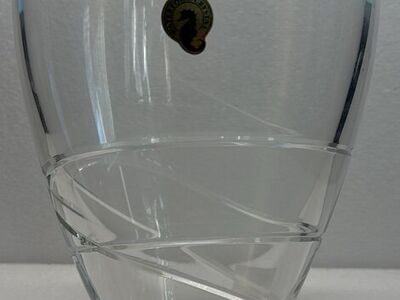 Waterford Crystal Ballet Ribbon Pocket Vase Lead