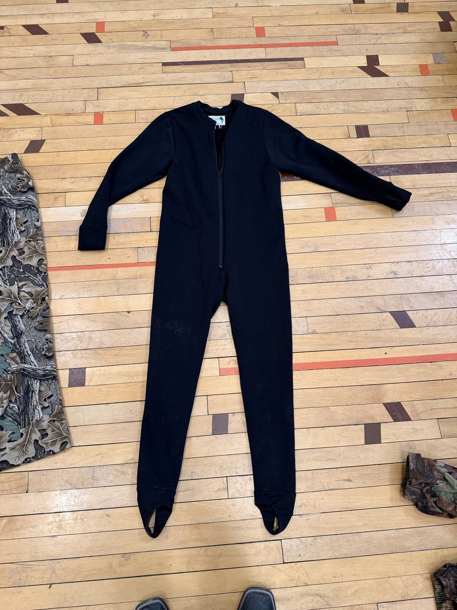 Carol Davis Sportswear Web Foots Body Sock Polartec Union Suit One-Piece Base Layer Size M