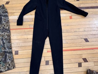 Carol Davis Sportswear Web Foots Body Sock Polartec Union Suit One-Piece Base Layer Size M
