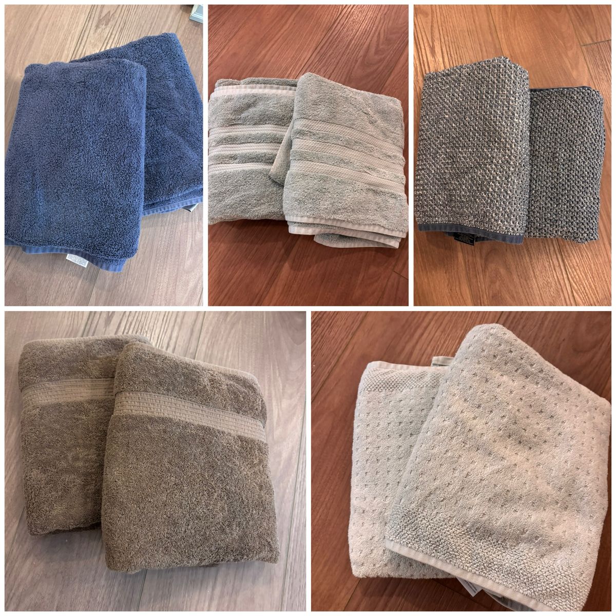 Bath towels $5 per set