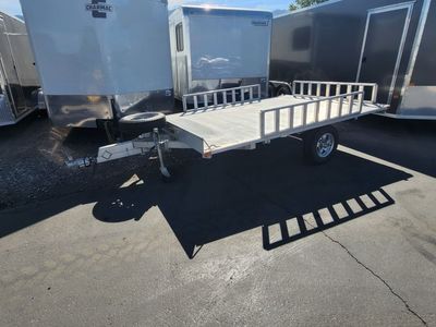 2016 Aluma USED 7X10 A8810 Aluminum Utility Traile
