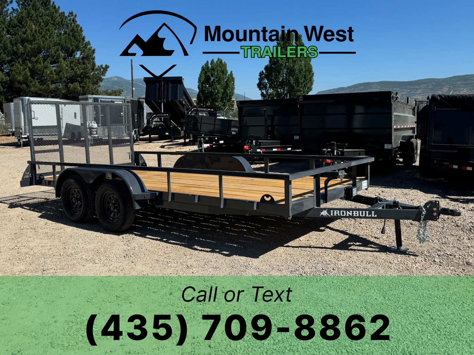 2027 Iron Bull 7X16-7K Utility Trailer