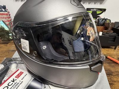 Shoei Neotec 3 Modular Motorcycle Helmet - Size M, Gray, w/ Clear Visor & Pinlock