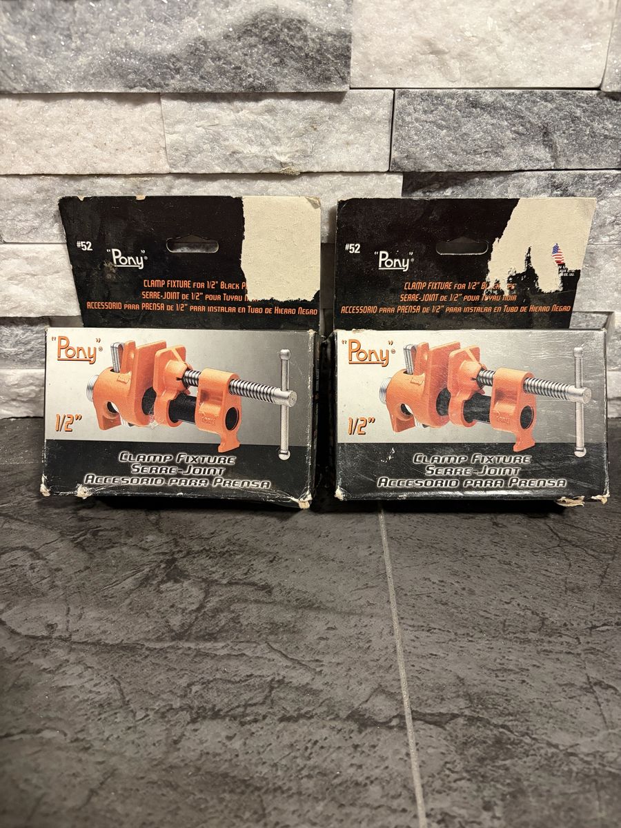 Pony (Pipe clamp) 1/2in Pipe Clamp-set Of 2