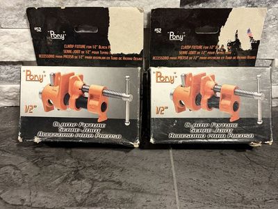 Pony (Pipe clamp) 1/2in Pipe Clamp-set Of 2