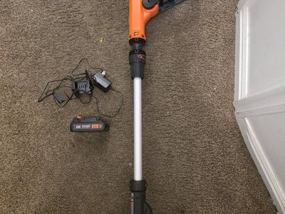 New BLACK+DECKER 20V MAX Cordless String Trimmer & Edger Kit