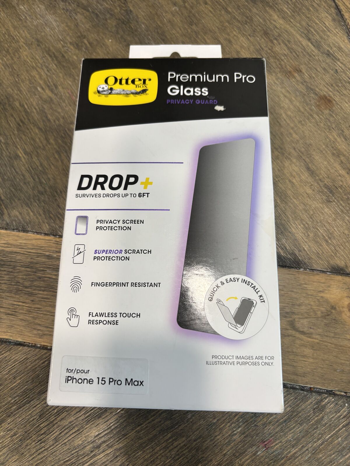 OtterBox Glass Privacy Guard – iPhone 15 Pro Max