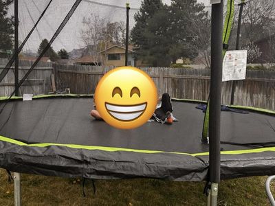 Trampoline with Safety Net
