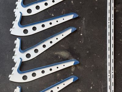 Snowboard storage rack