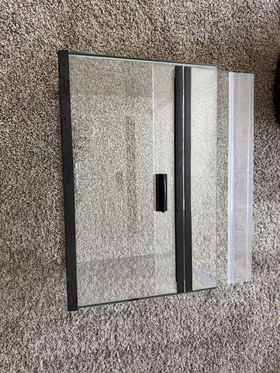 Imagitarium 5.5 Gallon Open-Glass Rimless Aquarium Tank with Folding Lid