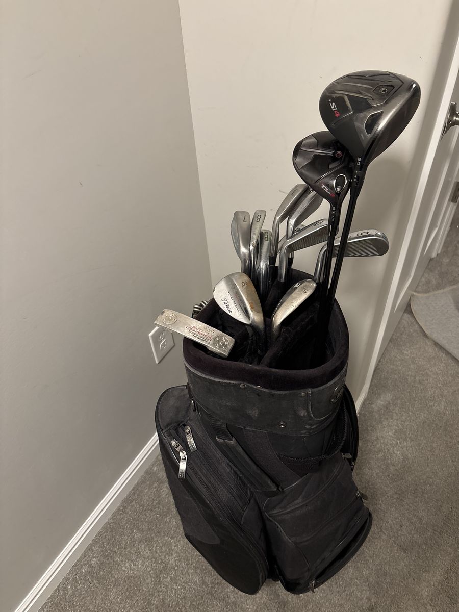 Used Titleist Golf Clubs & Bag - Full Set with Scotty Cameron Putter, Drivers, Irons