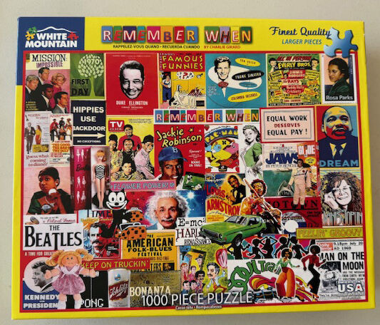 1000 Piece Jigsaw Puzzle, Remember When, by White Mountain