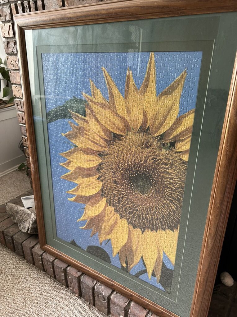 Sunflower Puzzle Art