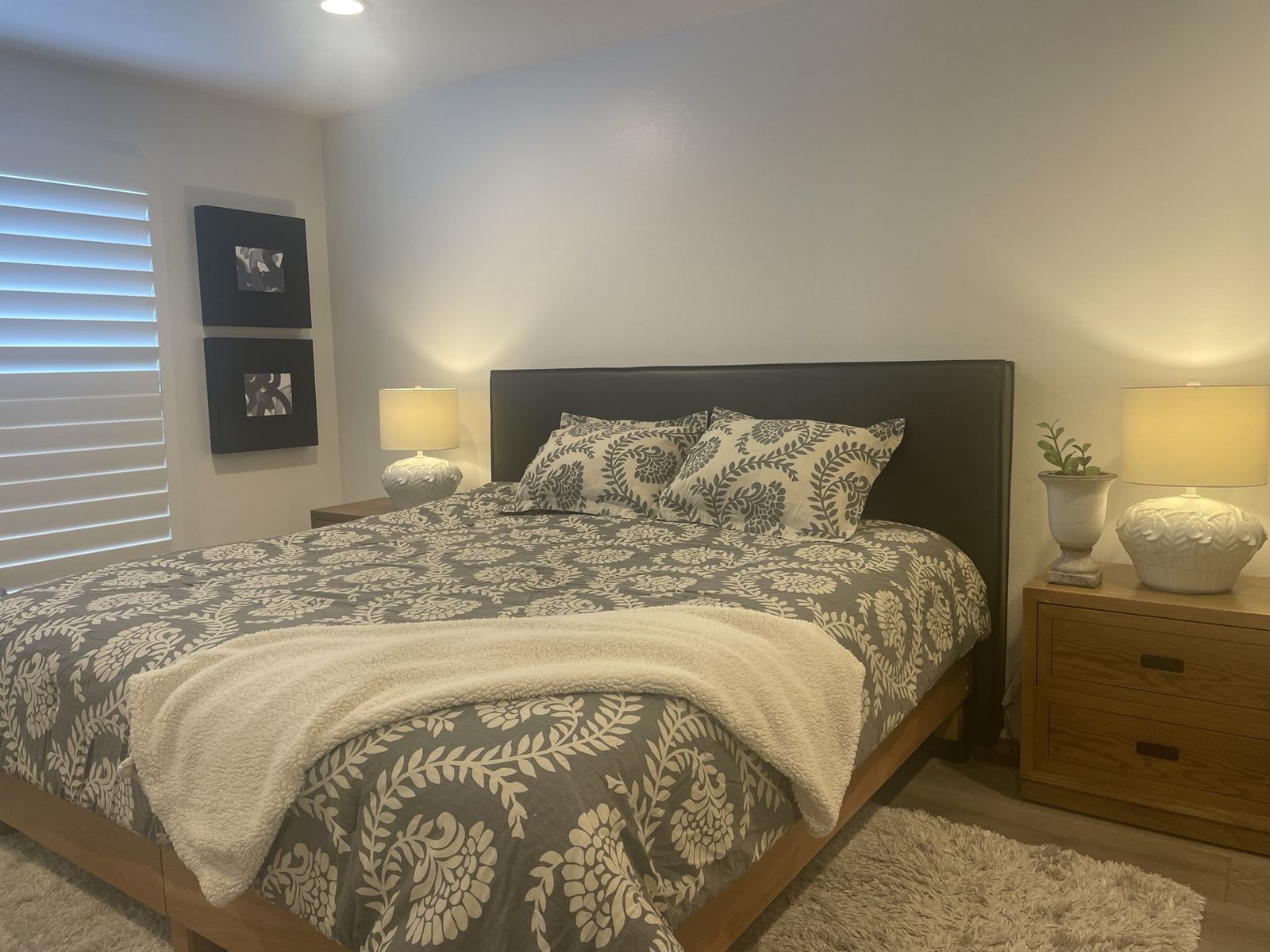 For Your Bedroom Retreat-Reversible Floral Paisley Comforter Set - Grey & Cream