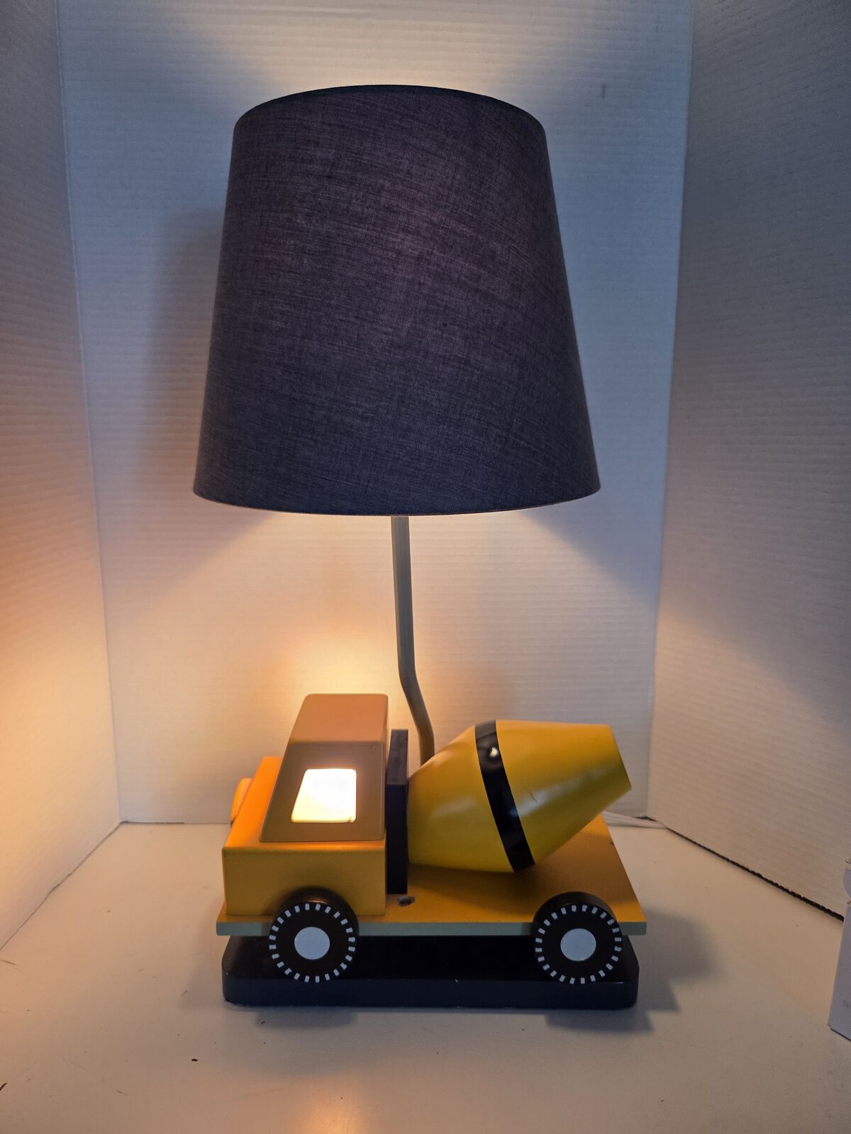 cement mixer truck lamp. Light in the truck and on top