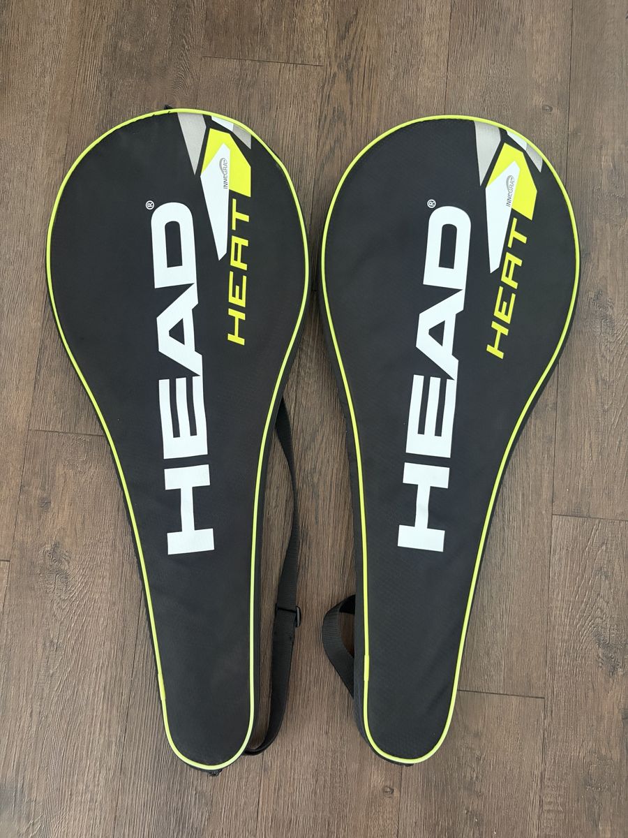 2 HEAD i.Heat Tennis Rackets w/ Cases – Excellent Condition – Two Grip Sizes