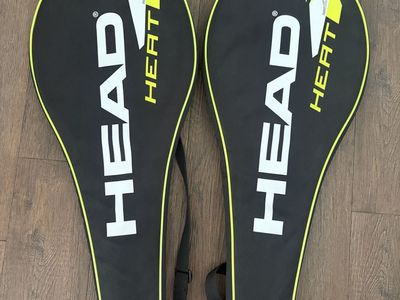 2 HEAD i.Heat Tennis Rackets w/ Cases – Excellent Condition – Two Grip Sizes