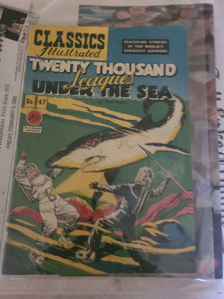 Vintage Classics Illustrated #47 Twenty Thousand Leagues Under the Sea Comic Book