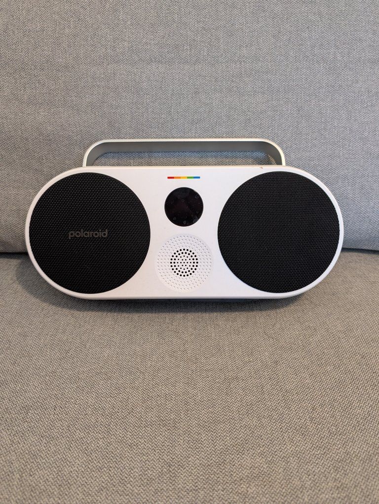 Polaroid P3 Portable Bluetooth Speaker - White/Silver - Excellent Condition