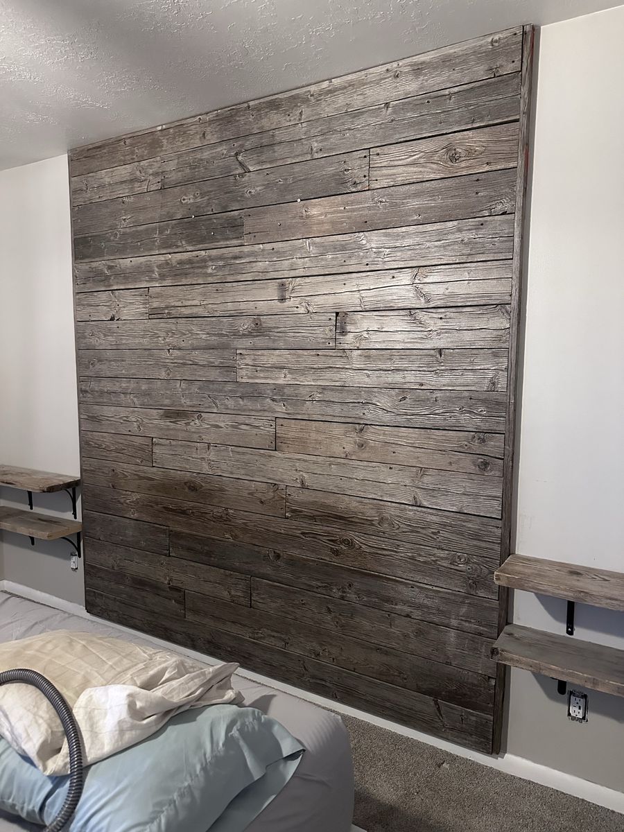 About 48 sqft of Reclaimed barn Wood