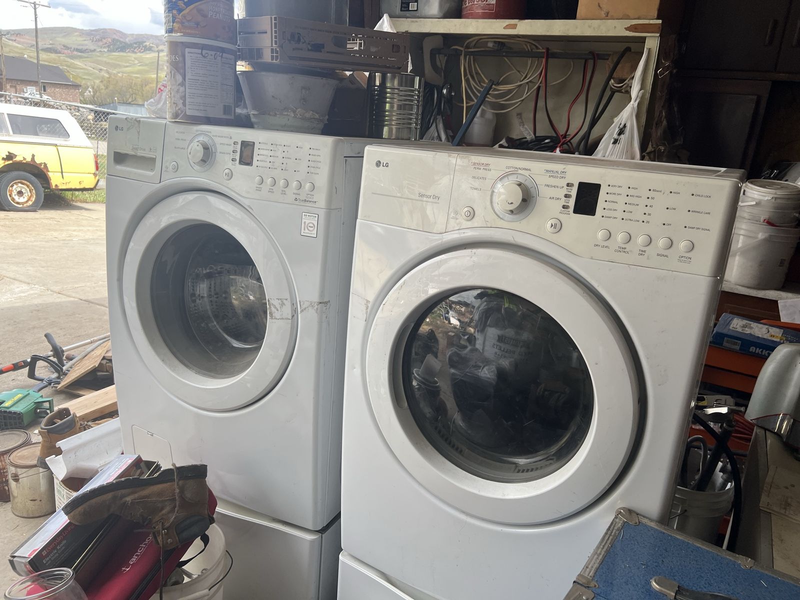 Lg washer and dryer set