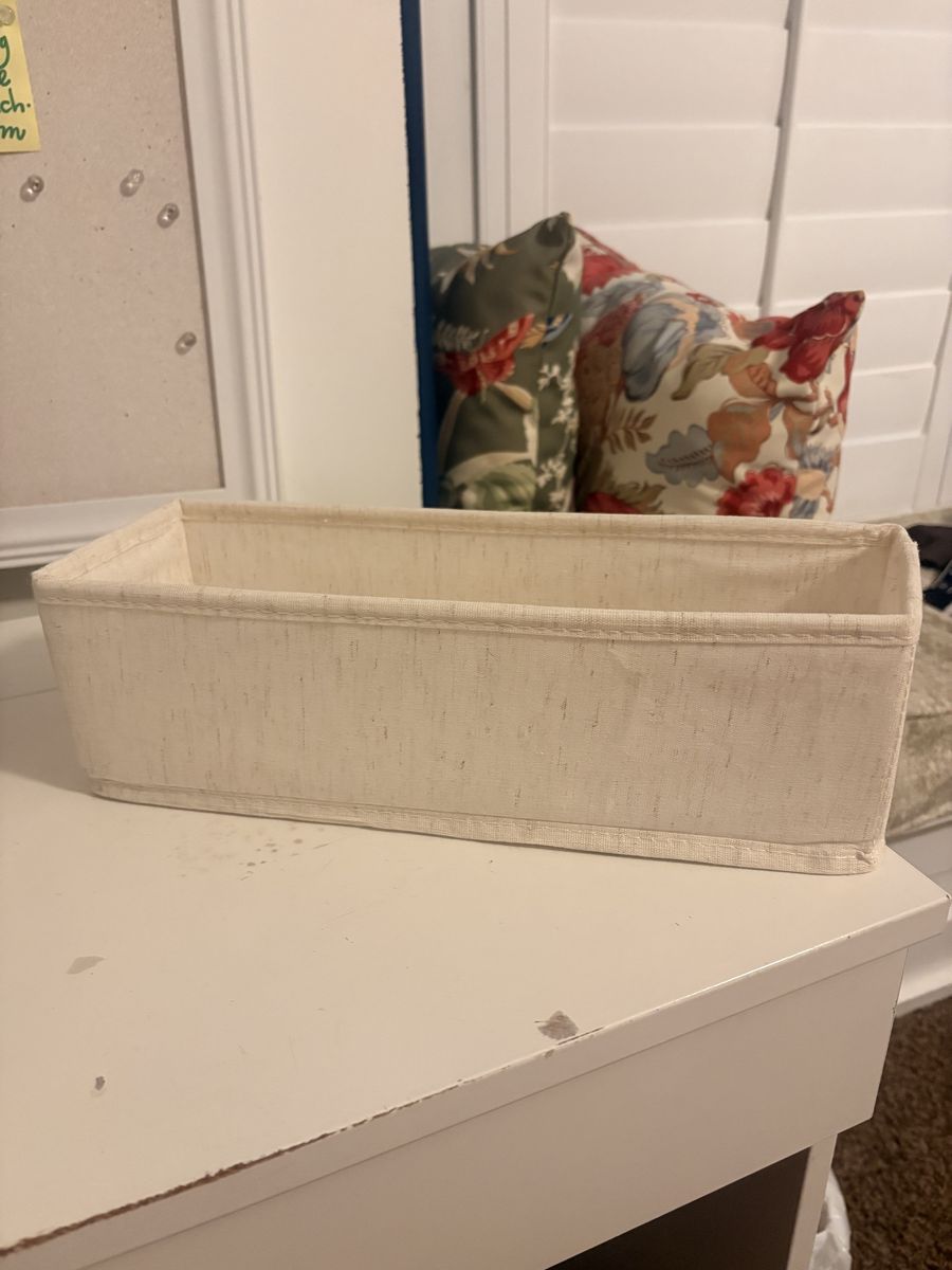 Collapsible Fabric Drawer Storage Organizer Bins - Beige (Set of 4)