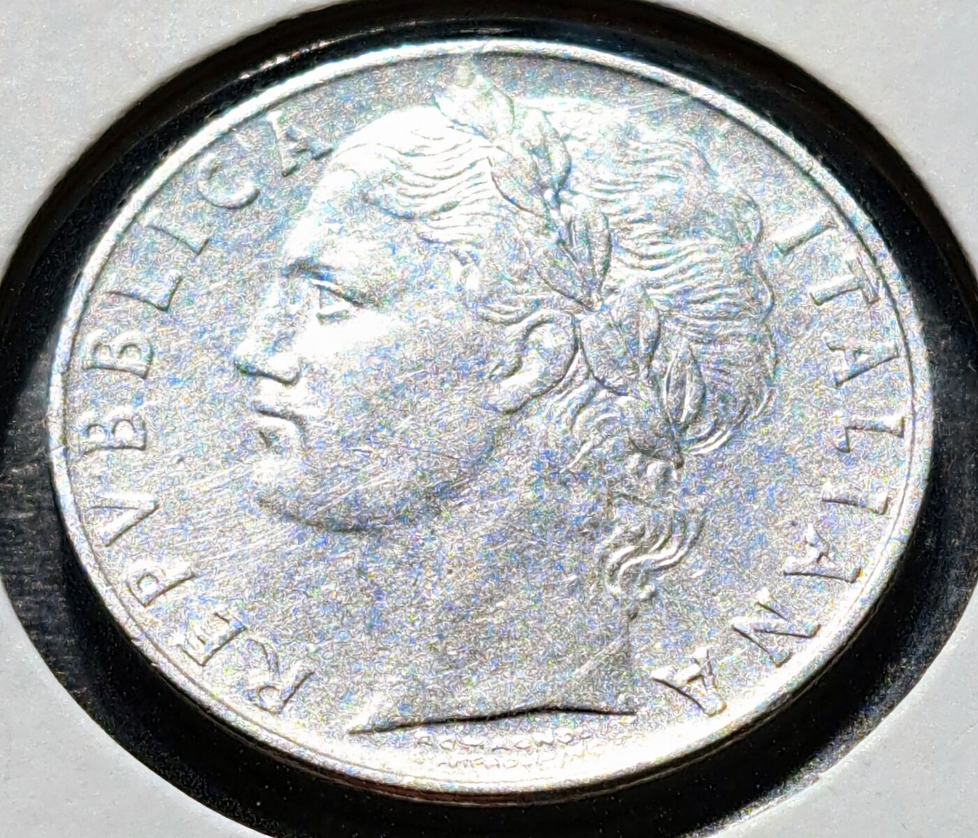 1955 R Italian L100 Lire AU