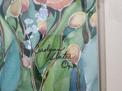 "Reaching" Watercolor