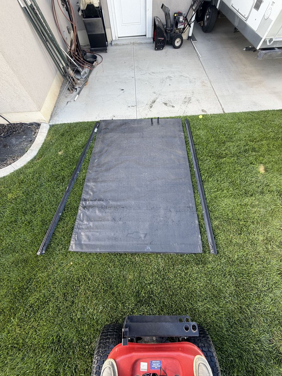 Chevrolet Truck Bed Tonneau Cover with Side Rails 21-26 long bed 