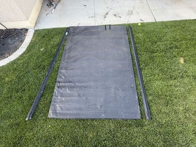 Chevrolet Truck Bed Tonneau Cover with Side Rails 21-26 long bed