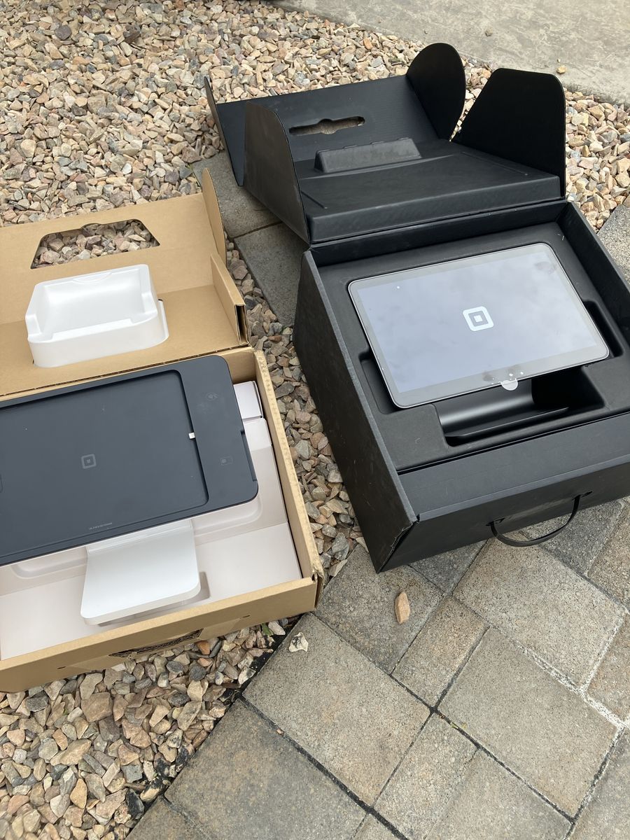 Square POS Systems: iPad Stand & All-in-One POS Terminal - New in Box