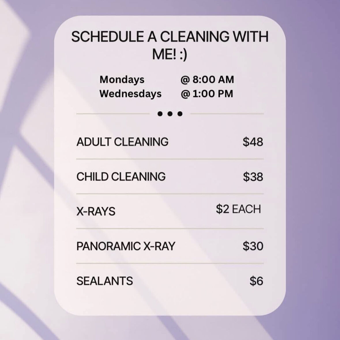 Affordable Dental Cleanings