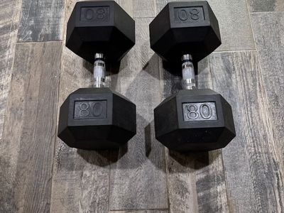 80 lb Dumbbell Set
