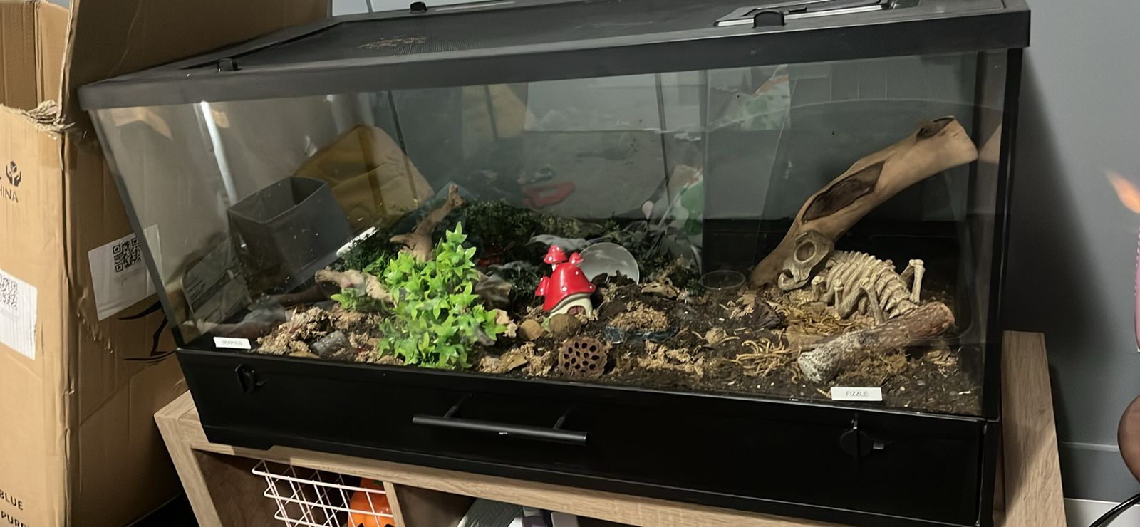 40 G tank with 4 locks and drawer