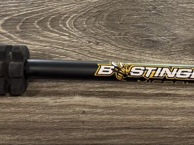 Bee Stinger Microhex Archery Bow Stabilizer - Black 10” 3 1 oz weights