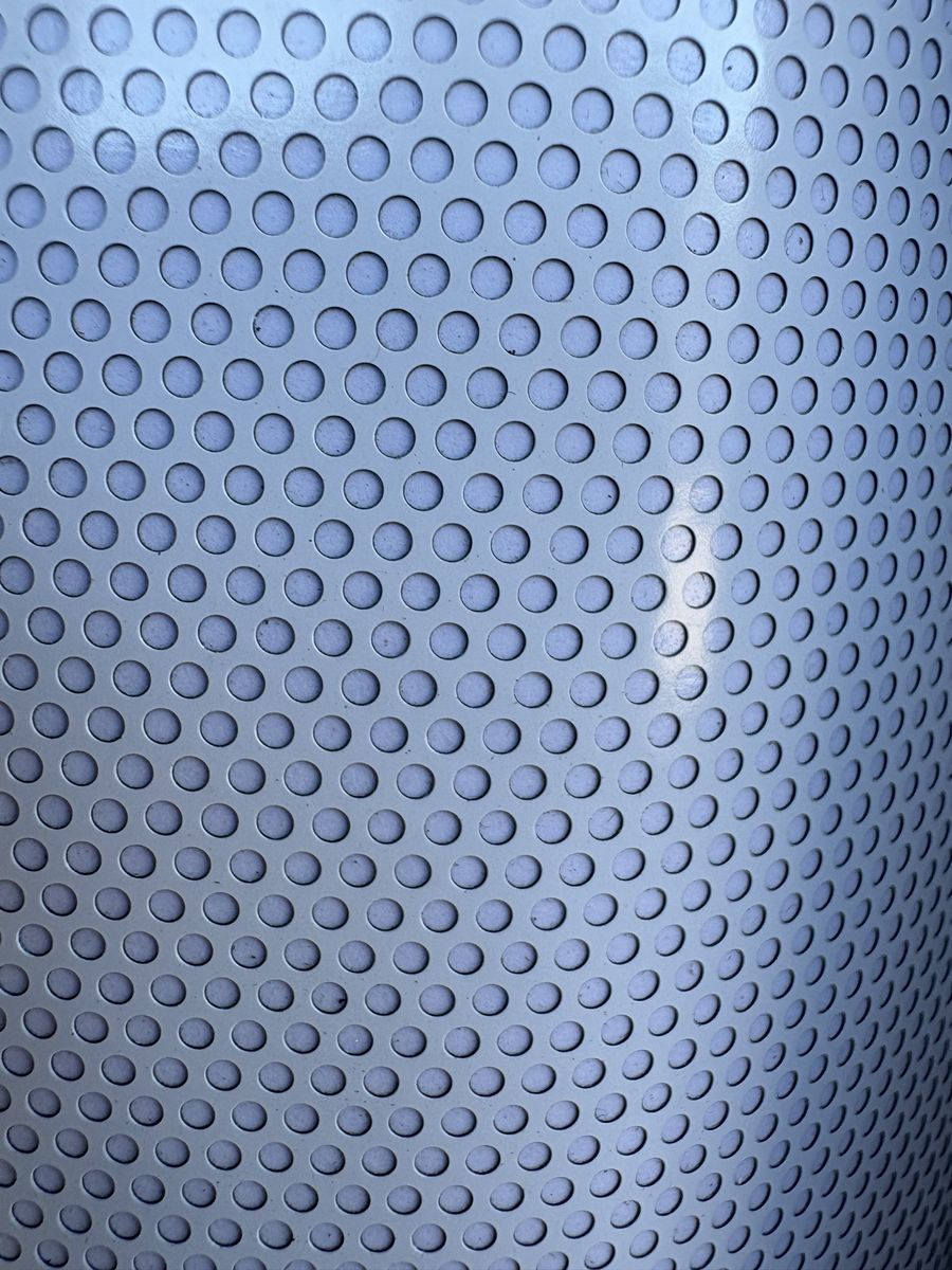 White on Black 60/40 Perforated Window Film