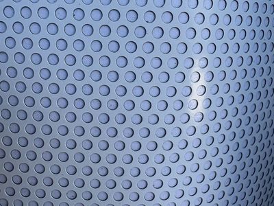 White on Black 60/40 Perforated Window Film