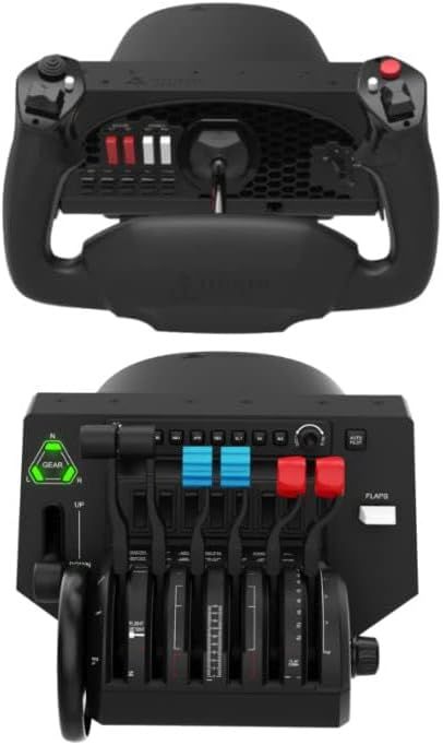 Flight Simulator Bundle Honeycomb Yoke/Throttle with Logitech G Pro Rudder Pedals