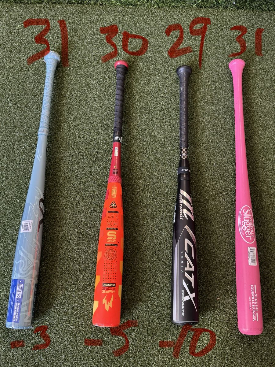 Selling these 4 bats. Read description for details