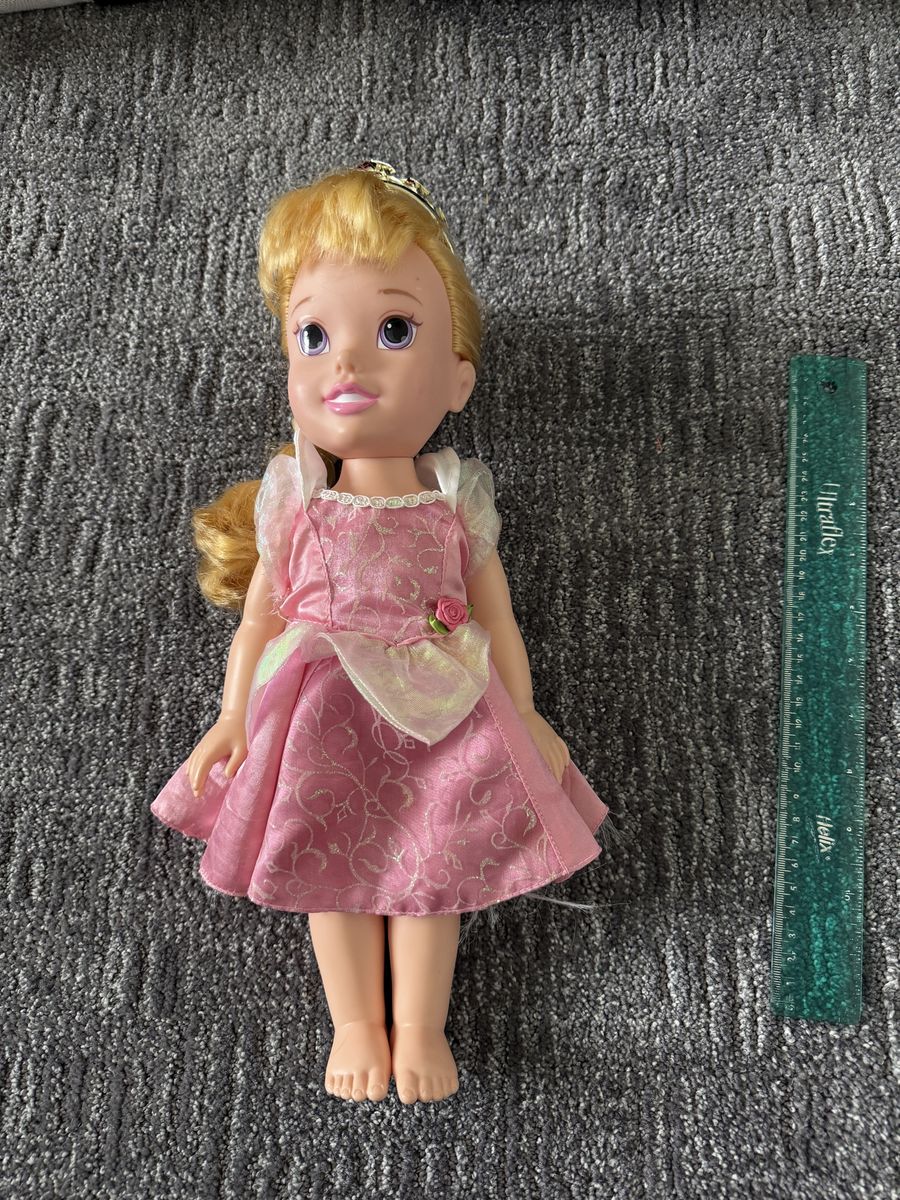 Disney Princess Sleeping Beauty Aurora Toddler Doll with Tiara, Pink Dress