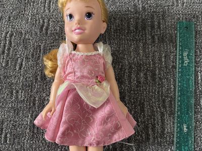 Disney Princess Sleeping Beauty Aurora Toddler Doll with Tiara, Pink Dress