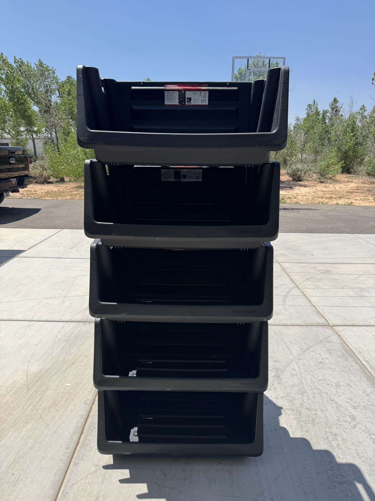 Husky Stackable Storage Bins