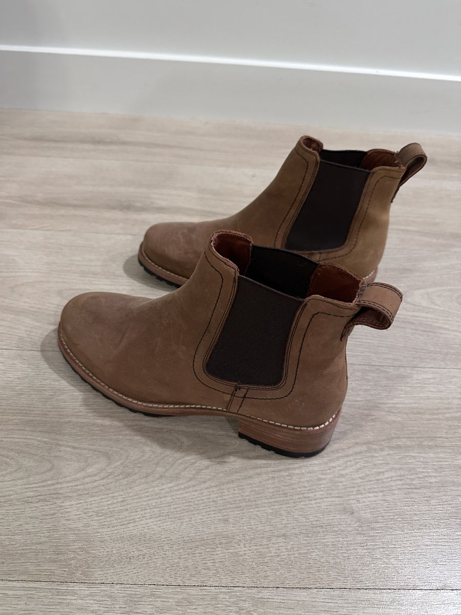 Portland Leather Co. Patina Classic Chelsea Boot - Caribou - Size 8 Women's Leather Boots